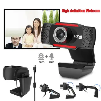 

1080P/720P USB HD Camera Computer PC Mini Driver-free Webcam Built-in Stereo Microphone For Live Broadcast Video Conference Work