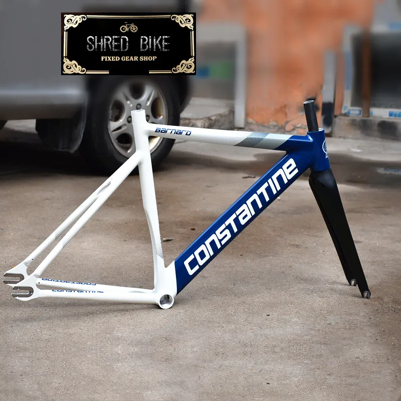 Constantine 700c 6061T6 Aluminum Fixed Gear Frame with Carbon Fiber