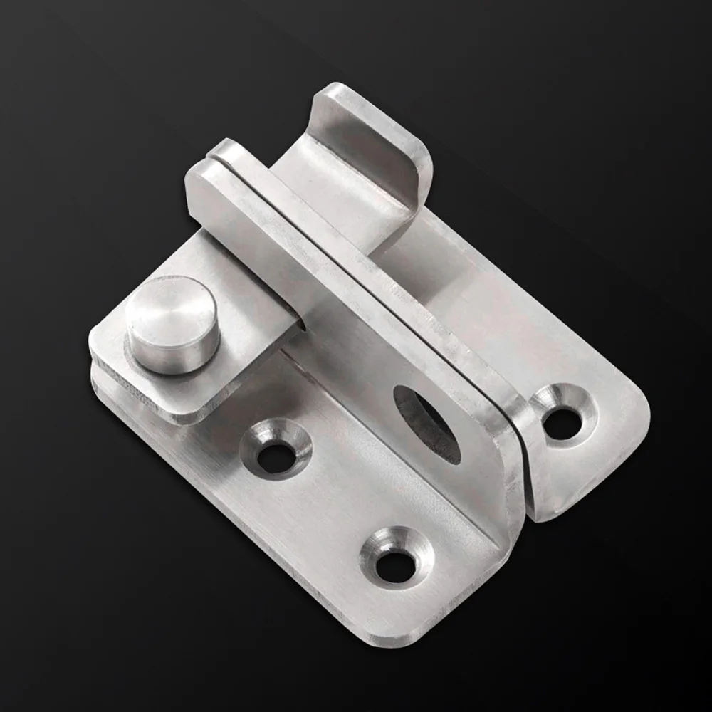 Нержавеющая сталь дверной болт защелка слайд замок безопасности дома коробка