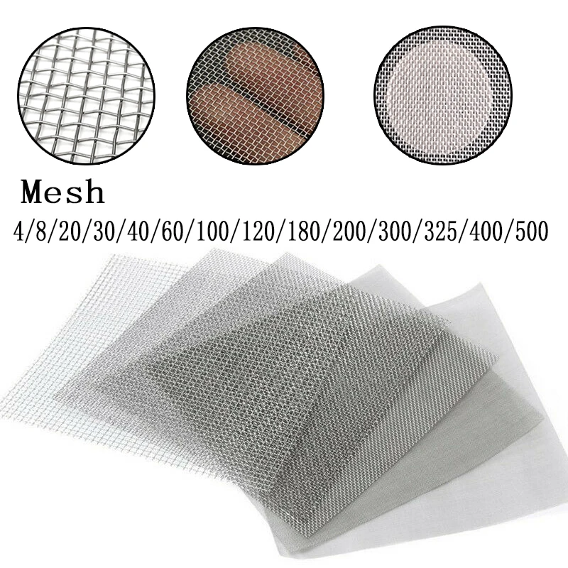 1pcs 4-500mesh Stainless Steel Filter Mesh Filtration