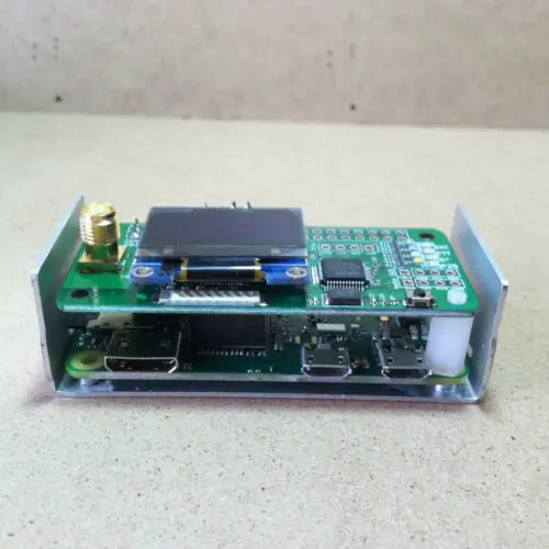 Законченный MMDVM V1.7 точка доступа для P25 DMR YSF NXDN+ Raspberry pi zero W+ OLED+ антенна+ 16G sd-карта+ металлический корпус серебристый