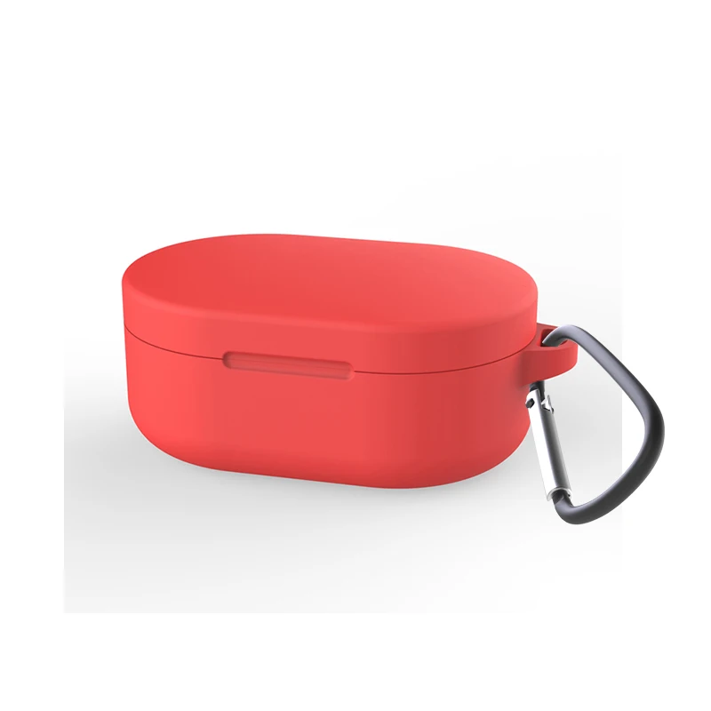 Red Защитный чехол с рисунком из мультфильма «мстители» для Xiaomi Redmi Airdots, беспроводной силиконовый чехол для наушников с зубами для Redmi Airdots - Цвет: Red