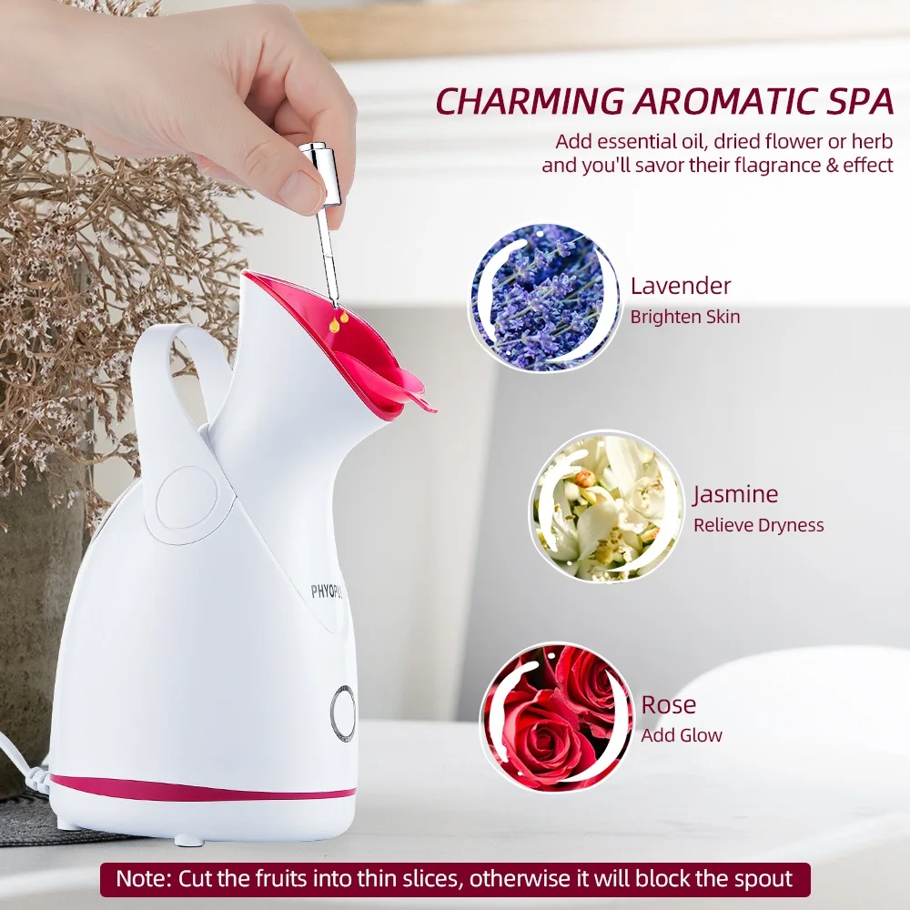 Face Steamer Nano Steam Hot Compress Heating Sprayer Skin Moisturizing Humidifier Pore Deep Cleaning Water Hydration Nebulizer