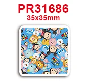 PR31686 50 ярдов мультфильм печатных корсажная лента 35251 - Цвет: PR31686