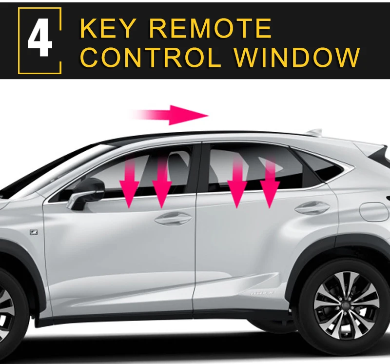 Gelinsi для LEXUS NX200 NX200t NX300 NX300h Профессиональный OBD 12 в автомобильный стеклоподъемник более близкое подъемное устройство автоматический Лифт