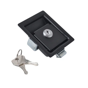 

Car Paddle Entry Door Lock Latch Handle Knob Camper-Trailer Pull Type Panel Lock