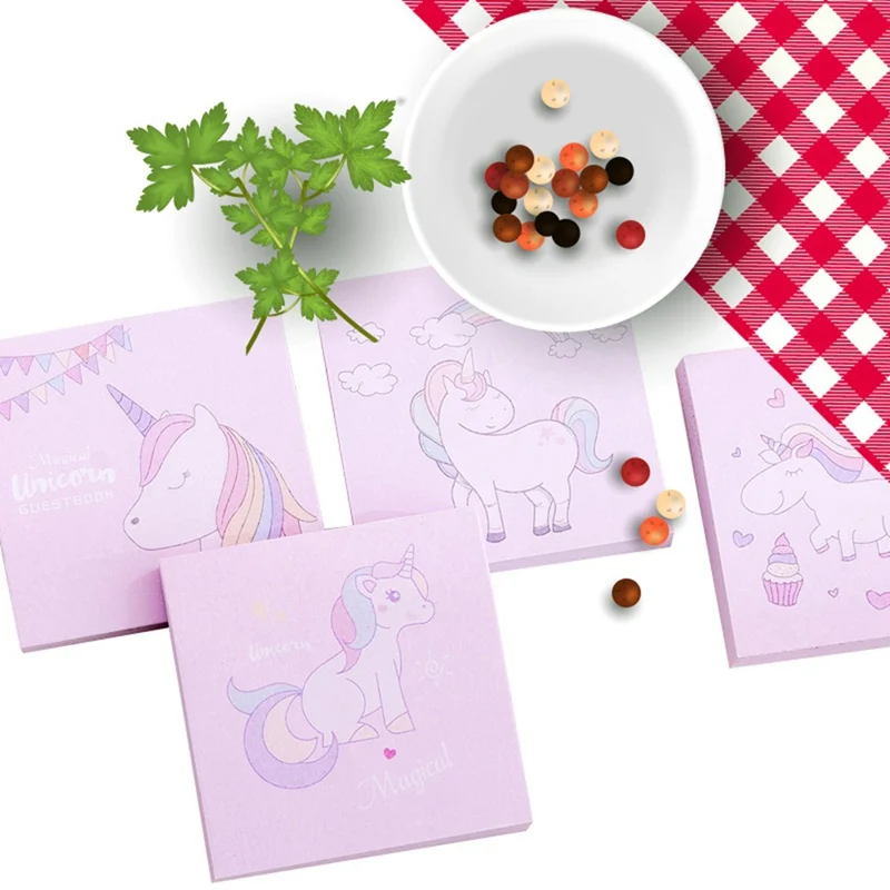 

For Mini Notebook Diary Pocket Notepad Promotional Gift Portable Unicorn Cartoon DIY Soft Cover