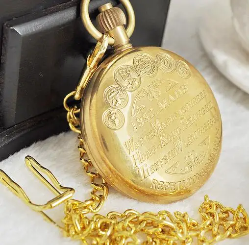 Vintage-Watch-Manufacturers-Style-Copper-Case-Pocket-Watch-with-Chain-Mechanical-Hand-Winding-Top-Quality-Best