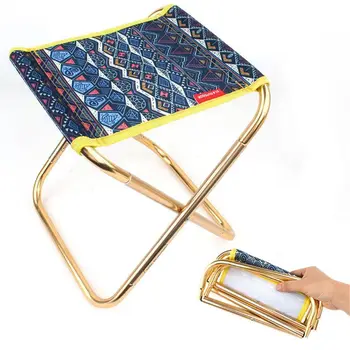 

Portable 7075 Aluminum Alloy Folding Chair Fishing Stool Outdoor Camping Picnic Beach Travel Seat