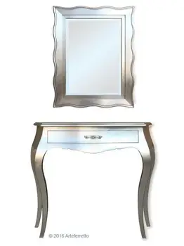 

Dialing input console and mirror silver foil