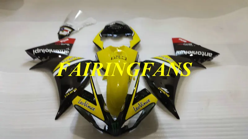 Набор обтекателей Mptorcycle для YZFR1 09 10 11 12 YZF R1 YZF1000 2009 2010 2011 2012 желто черные обтекатели