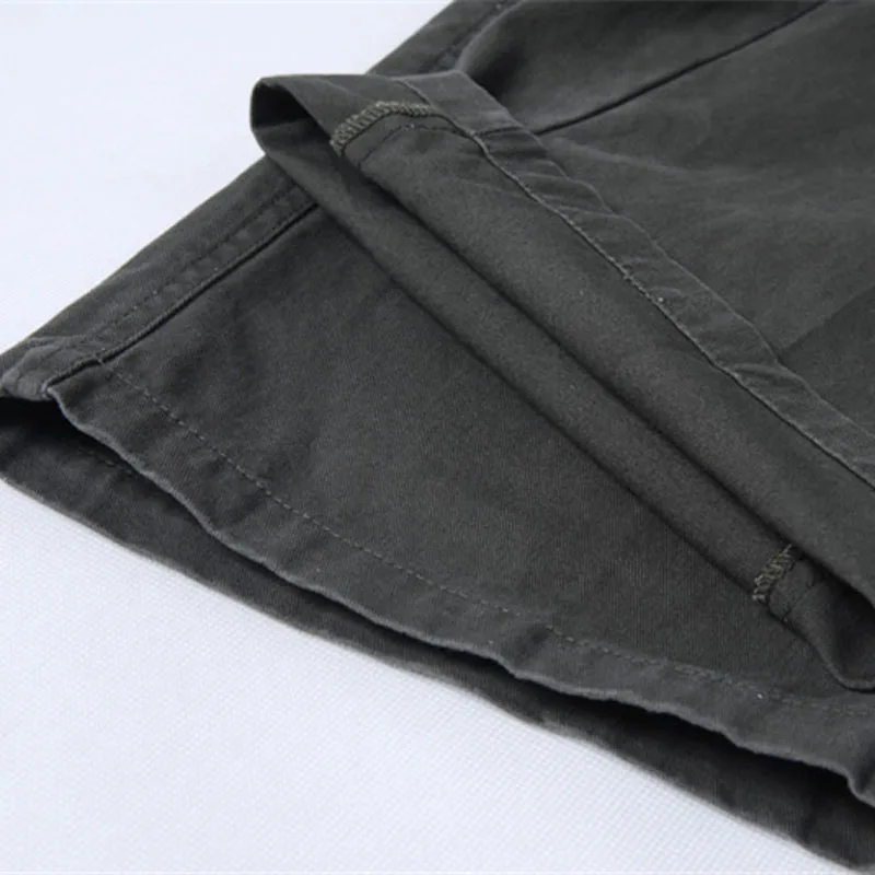 Осень Весна Плюс Размер Брюки Мужские 5XL 6XL 7XL 8XL талия 130 см хлопок мужские брюки карго