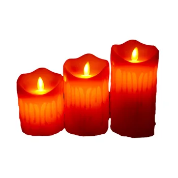 

3pcs Flameless Electronic LED Candle Tea Light Wedding Xmas Decor Candle Lights