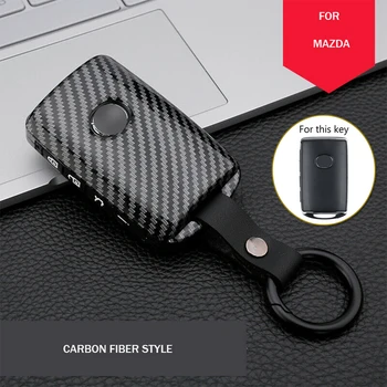 

ABS material Key Bag 1 set Key Fob Case Cover For Mazda 3 6 CX-9 CX-5 CX-30