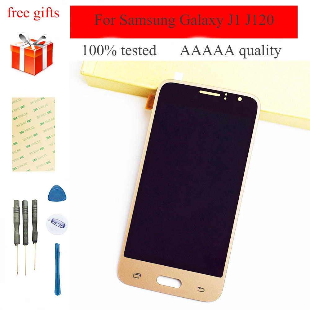 4 3 &quotРегулируемый J120F ЖК дисплей для Samsung Galaxy J1 кодирующий преобразователь