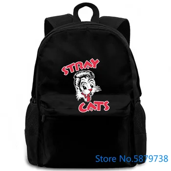 

STRAY CATS official Fitted Jersey Printed women men backpack laptop travel school adult student