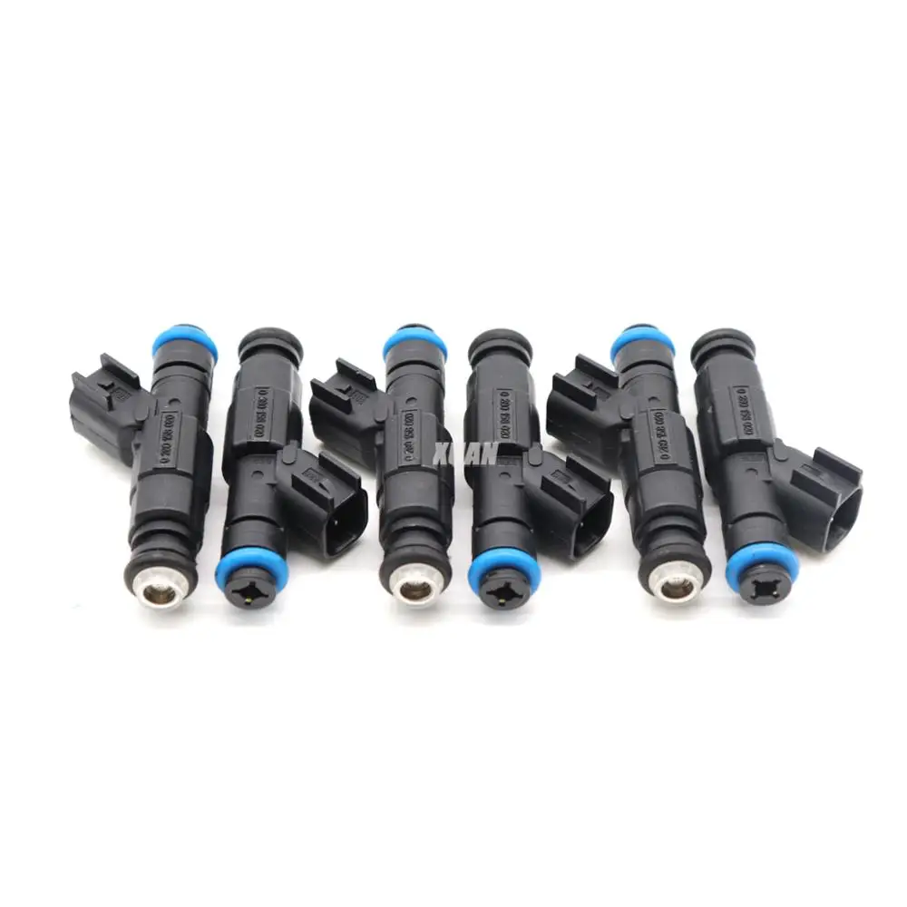 XUAN 6 шт./лот топливный инжектор 0280158020 для Jeep Liberty Grand Cherokee Commander Dodge Durango Dakota RAM1500 Mitsubishi Raider