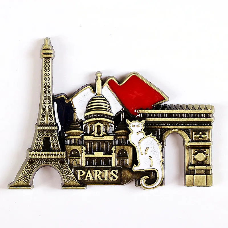 Souvenir Paris Scenic Tower Fridge Creative Fridge
