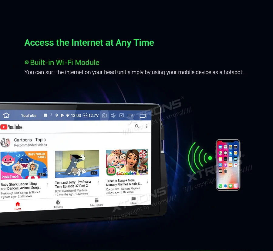 Excellent XTRONS 64GB 4GB 9