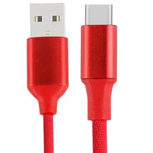 Тип C кабель, провод для зарядки совместим с Apple и Android нейлон быстрой зарядки вспышки линии передачи данных