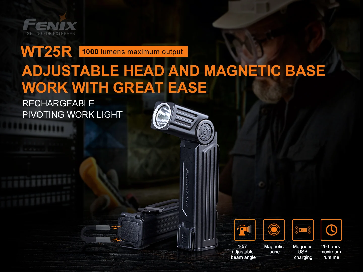 2021 Fenix WT25R CREE XP L HI LED 1000 