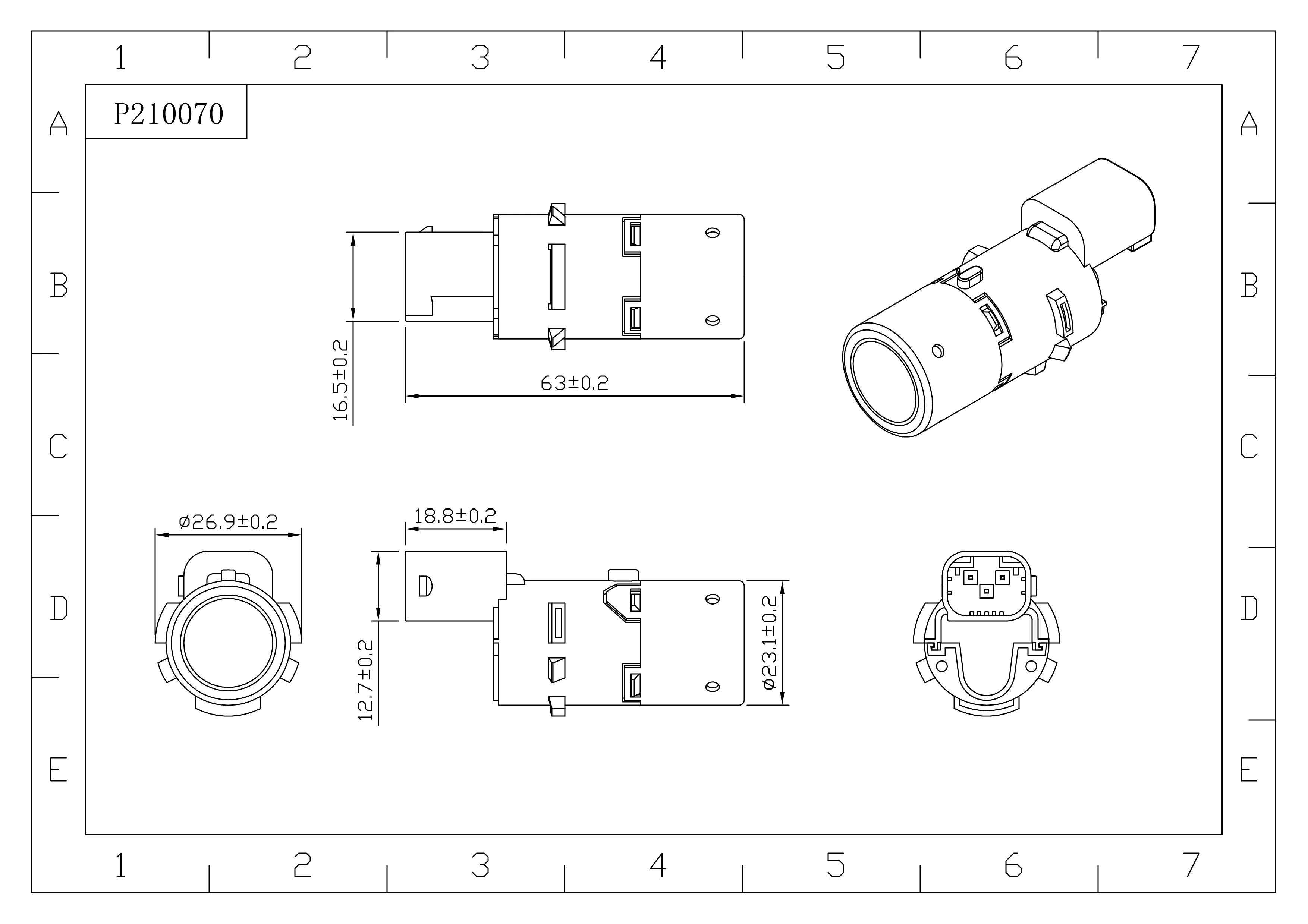 Датчик парковки для LAND ROVER YDB500370 YDB500371