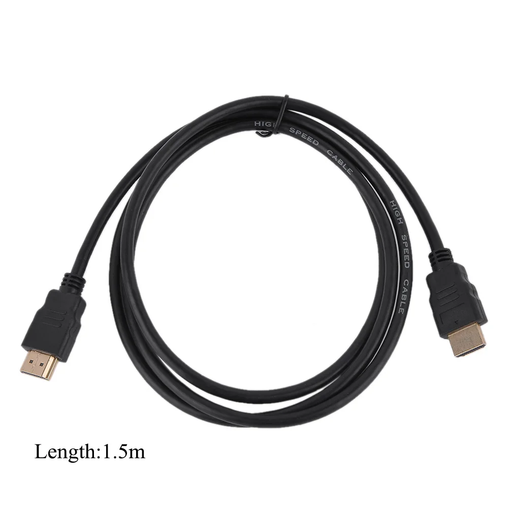 Прочный черный 1,5 м/1 м HDMI кабель «Папа-папа» HD кабель для передачи данных для PS3 для XBox для 360 к HDTV