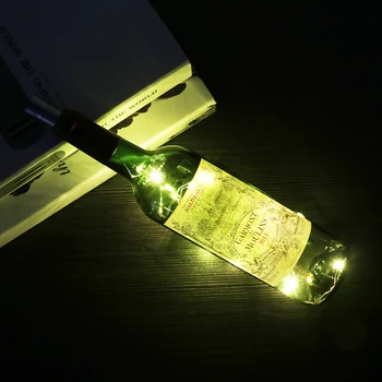 

10LED String Light Bottle Lights Glass Wine Fairy Lights LED Cork Shape For Bar Xmas Christmas Party Wedding Home Decoration
