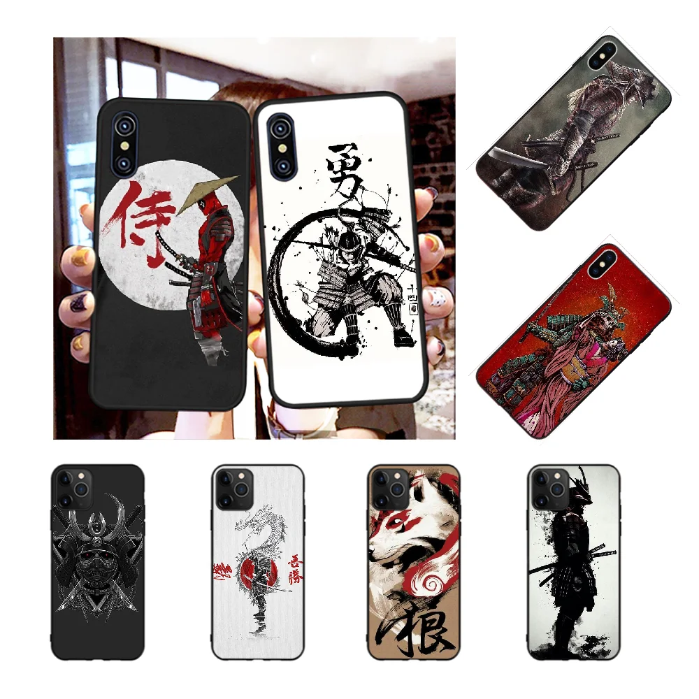 NBDRUICAI самурайский DIY Печатный чехол для телефона iPhone 11 pro XS MAX 8 7 6 6S Plus X 5S SE XR
