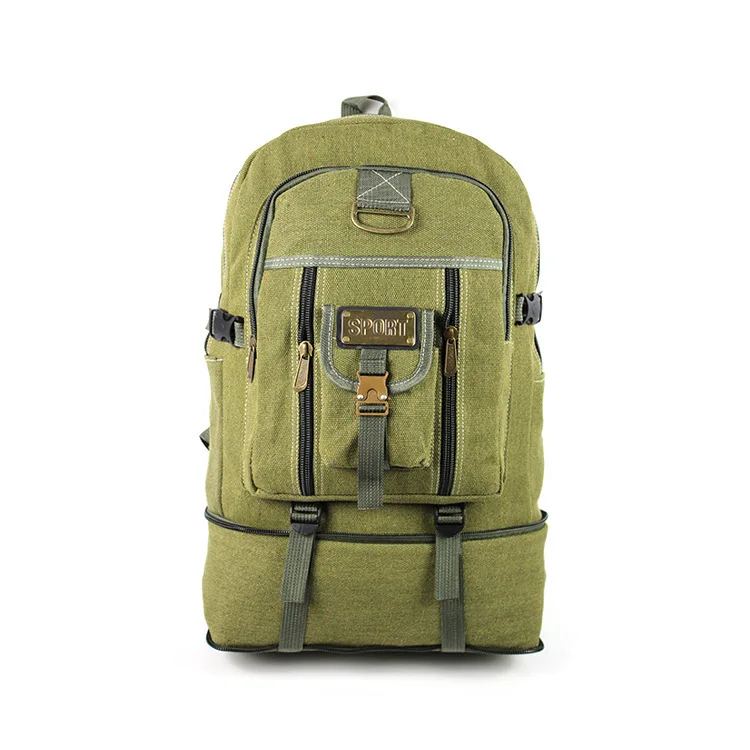 

Men Canvas Backpack Vintage Satchel Rucksack School Travel Shoulder Bag Waterproof Large Capacity Laptop Backpack