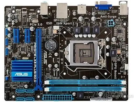 Оригинальная материнская плата для ASUS P8H61-M LX3 PLUS R2.0 DDR3 LGA 1155 поддержка I3 I5 I7 16 Гб H61