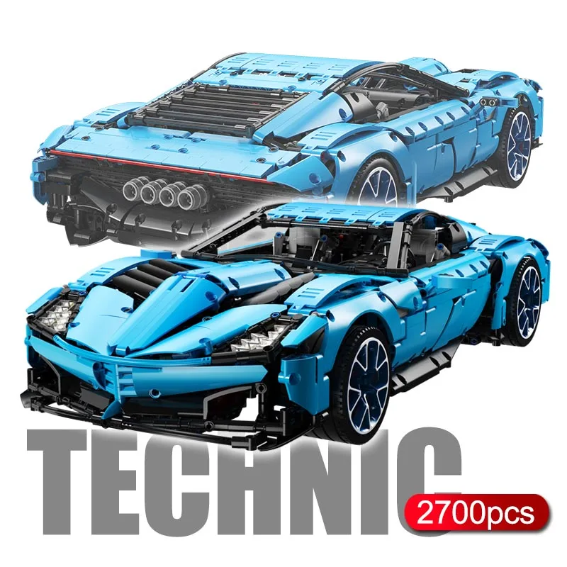 2700 шт. дизайнерские Corvettes Grand Sport Toro Azzurro супер автомобильные строительные блоки MOC