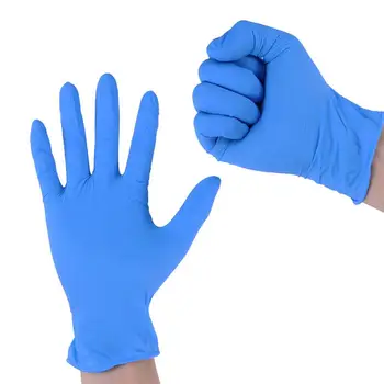 

100pcs Disposable Nitrile Gloves Food Grade Glove For Outdoor Shopping By Bus Anti-Dust Natural Rubber Gloves Multifunctional A4