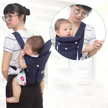 

Kuulee Baby 4 in 1 Multifunctional Hip Seat Baby Carrier for 4 Seasons cotton baby carrier while keeping 0-36 months