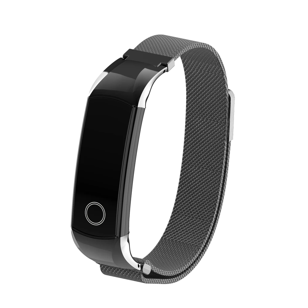 Миланская петля ремешок для huawei Honor Band 4 Band 5 браслет из нержавеющей стали спортивный фитнес ремешок для Honor Band 5 Band 4