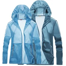 Новинка, Стильное мужское летнее легкое дышащее пальто, защита от солнца, защита от ветра