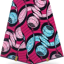 Африканская вощеная ткань принтом Анкара ткань африканская ткань высокого качества 12 ярдов хлопок ткань для платья африканская настоящая восковая HH-Y18