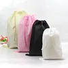 Bolsa de almacenamiento impermeable para zapatos, organizador de bolsillo de tela no tejida, con cordón, bolsa de aseo ► Foto 2/6