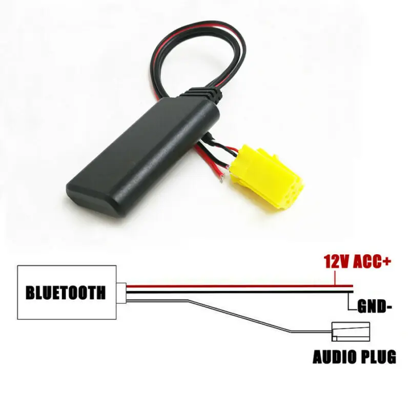 Инструмент Bluetooth адаптер 1 шт. стерео мини iso 6pin модуль для Fiat Grande Punto замена деталей интерьера