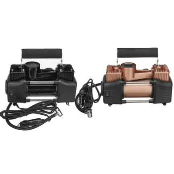 

Hot Universal 12V 150PSI Digital Portable Double Cylinder Car Air Compressor Tire Tyre Inflator Pump For Car Trucks With Light