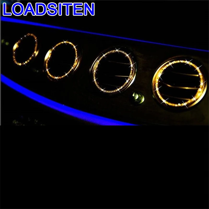 

Car Chromium Automobile Control System Gear Steering Wheel Interior Sticker Strip Accessory 18 19 FOR Mercedes Benz E Class