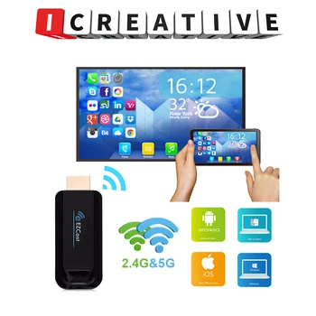 

Ezcast 2.4G 5G Smart TV Stick Wireless WiFi Dongle Display Receiver HDMI 1080P Airplay Miracast for IOS Android