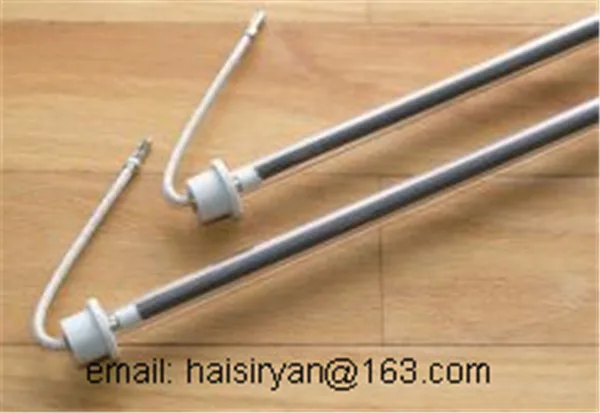 

Gold infrared light bulb carbon fiber heating resistant lamp