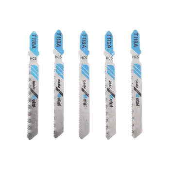 

5Pcs/set T118A Jig Saw Blades Wood Metal Fast Cutting Reciprocating Saw Blades
