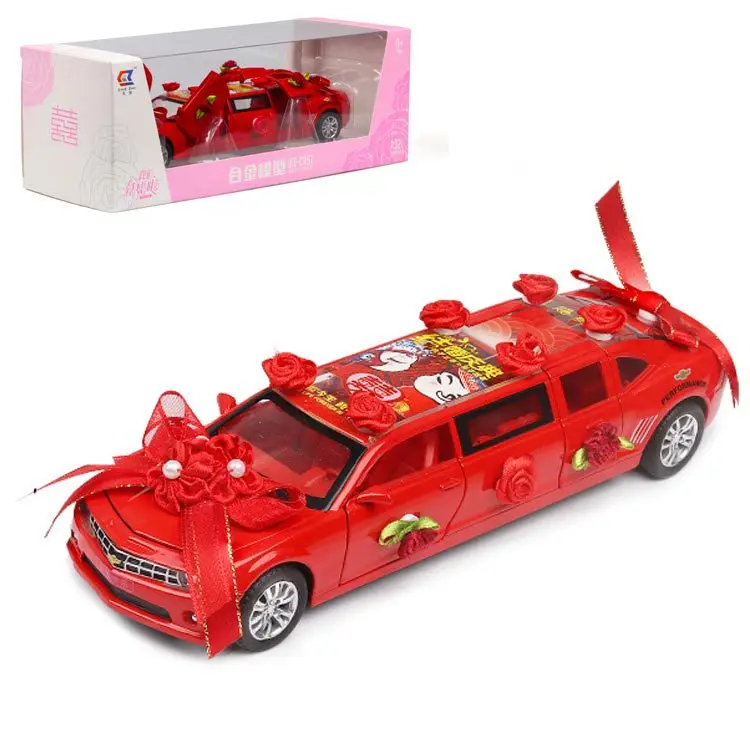 

Vehicle Induced Wedding Limo Model Sound And Light Alloy Warrior Car CHILDREN'S Toy CZ101 Separate Boxed