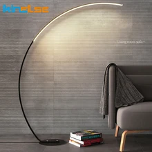 Скандинавский минималистичный светодиодный напольный светильник, современный тонкий стоячий светильник, для гостиной, спальни, кабинета, для помещений, художественный декоративный светильник