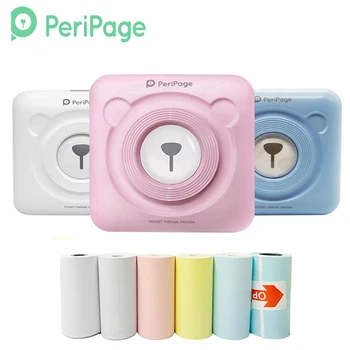 

PeriPage Mini Pocket Photo Printer Mobile Phone Wireless Portable Handheld Printer Bluetooth 58mm Thermal Android iOS