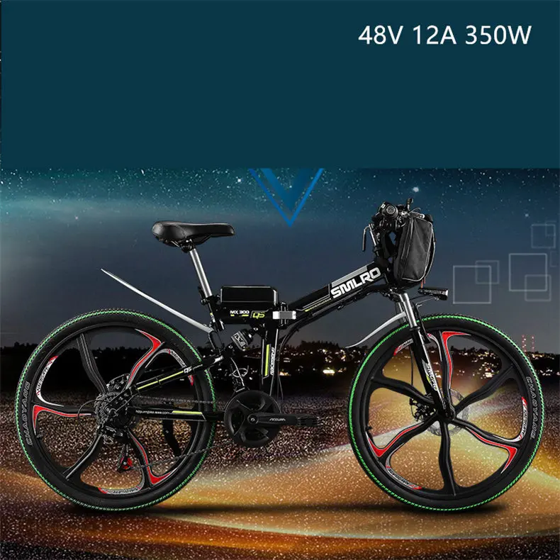 D2 X-Front бренд 48V 350W литий Батарея Электрический складной горный велосипед электрические велосипеды горные велосипеды, фара для электровелосипеда - Цвет: D2