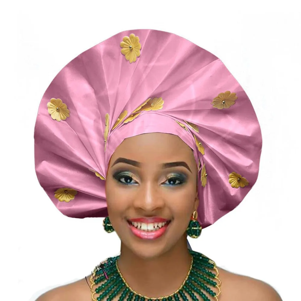 Африканская sego головной убор новая чалма aso oke gele модные африканские головные уборы