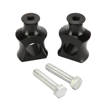 

1" Black Handlebar Risers For Harley Electra Glide Road King/Honda Shadow VT ACE Aero Spirit VLX 750 1100 VTX1300